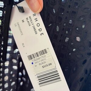 Black Eyelet Dress